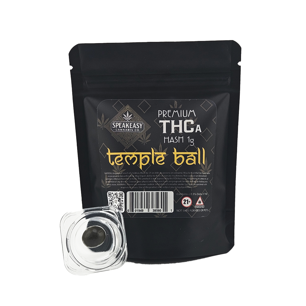 Temple Ball THCa Hash (Hemp Derived)